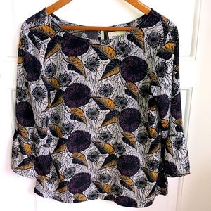 Anthropologie Gorgeous adorable top by Porridge Flare sleeves SZ M